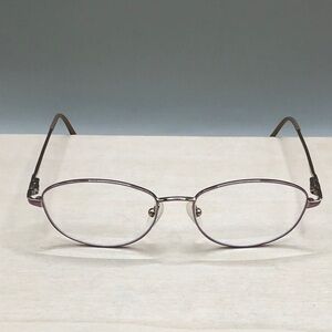 Tres jolie 113 613 glasses FRAMES ONLY Oval 52-17-130 Lavender Silver